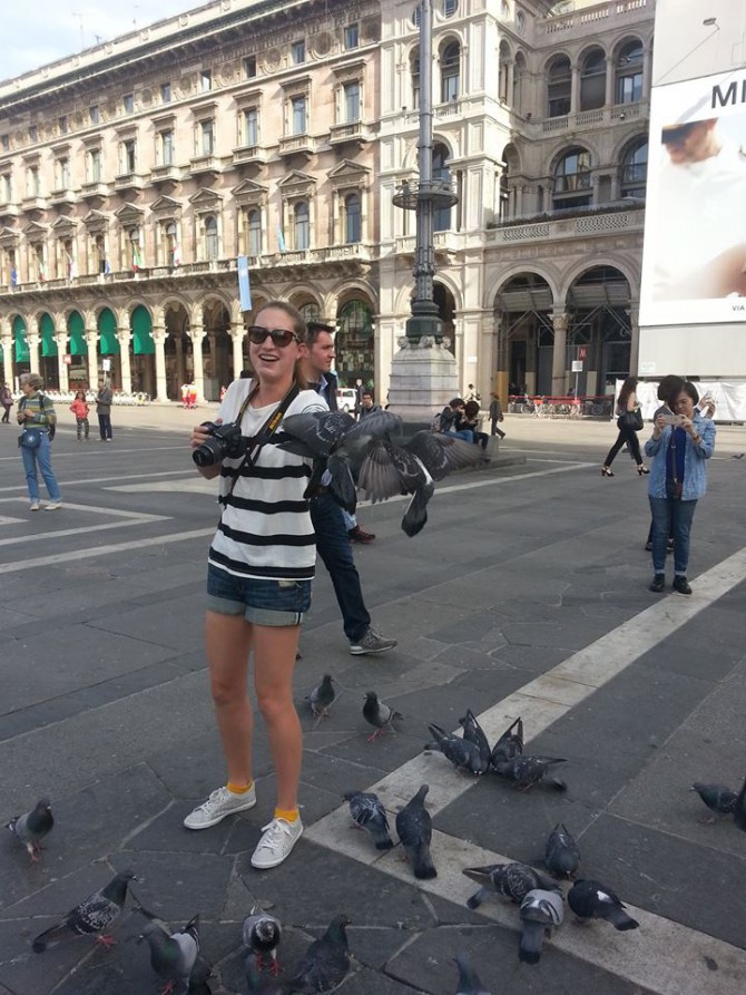 Pigeons in Milan 2